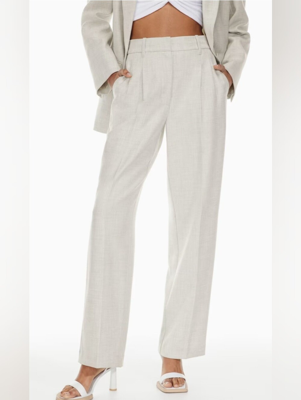 Wilfred Effortless Pant Women's Gray Trousers